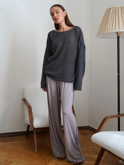 ZAHRA SHEER SWEATER